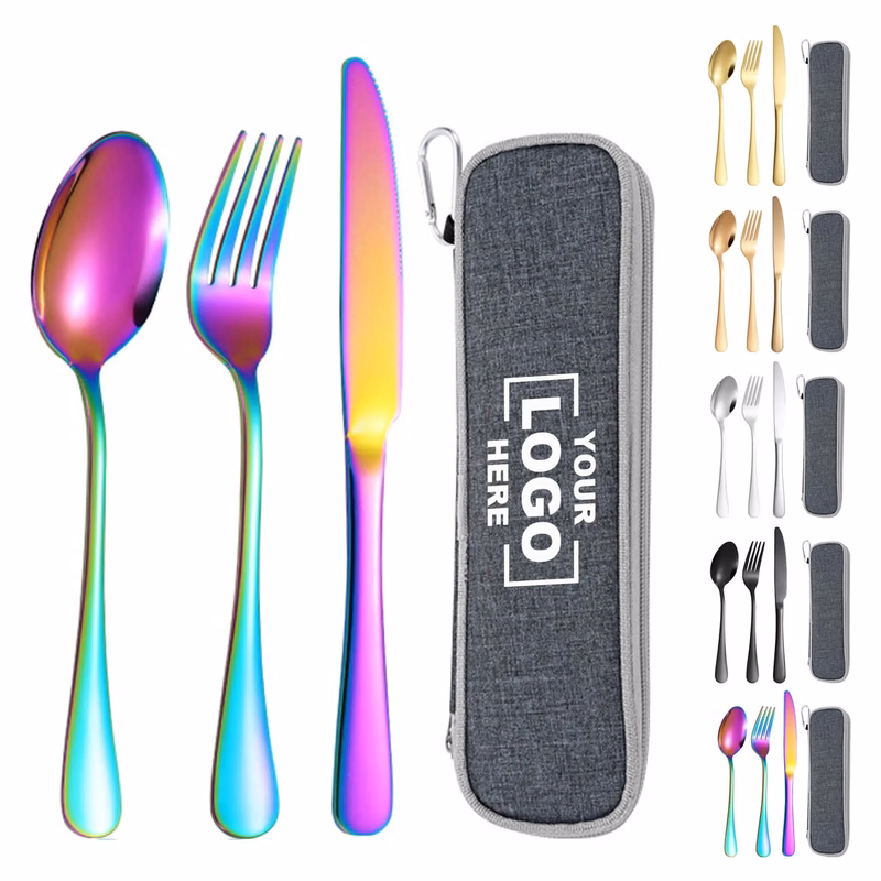 Stainless Steel Knife Fork Spoon Tableware Set