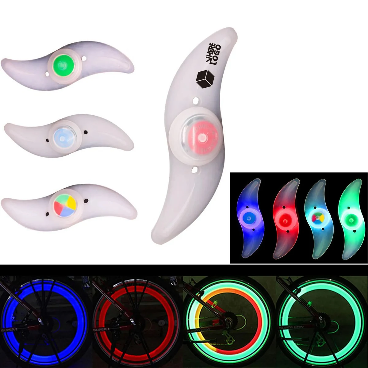 Bicycle Wheel Spoke LED Light Lamp 1