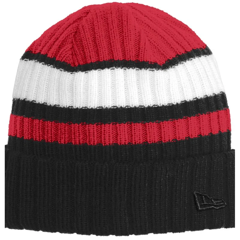 New Era Ribbed Tailgate Beanie. 1
