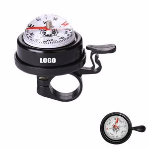 Bicycle Metal Alarm Ring With Compass For Safety and Navigation