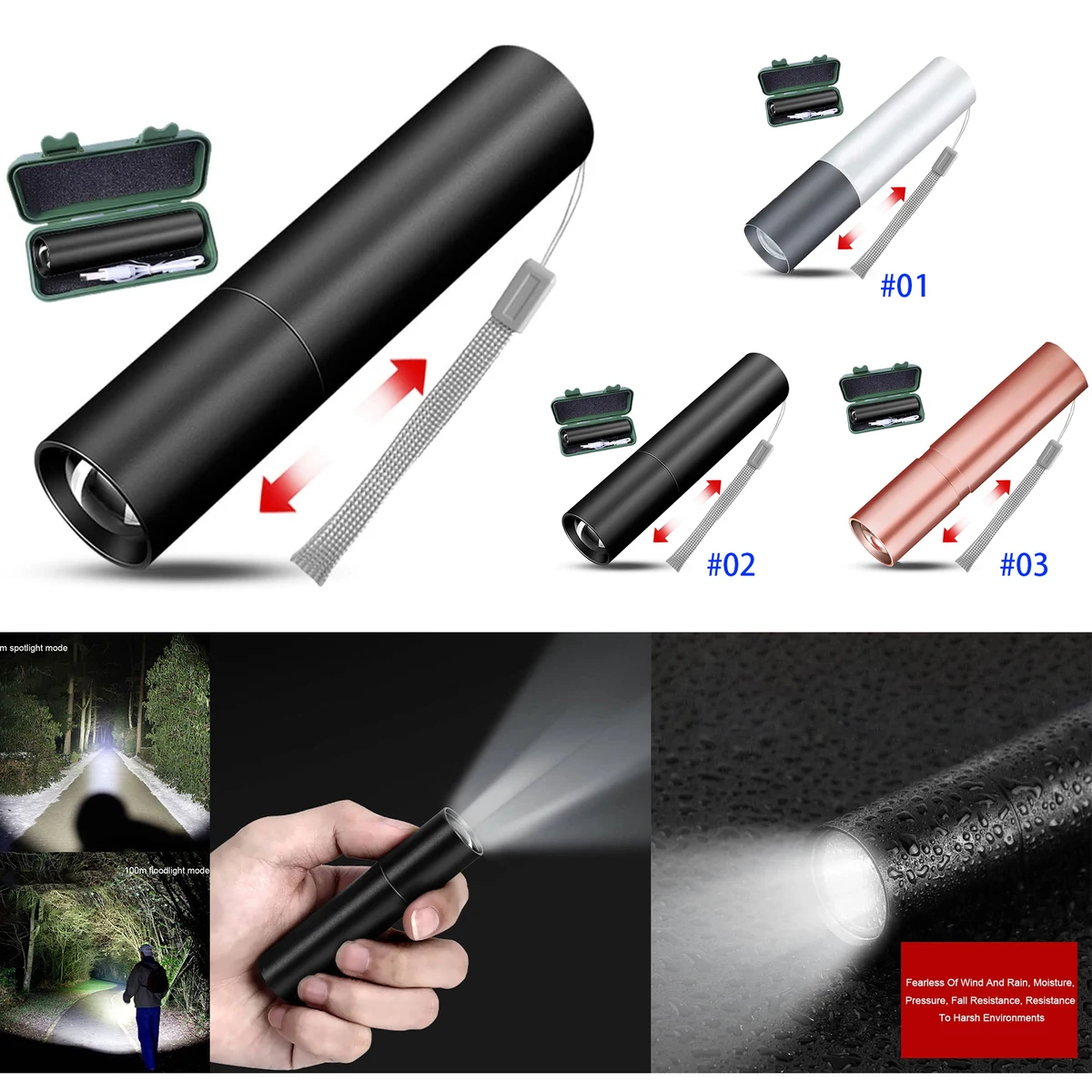 Rechargeable Flashlights 1