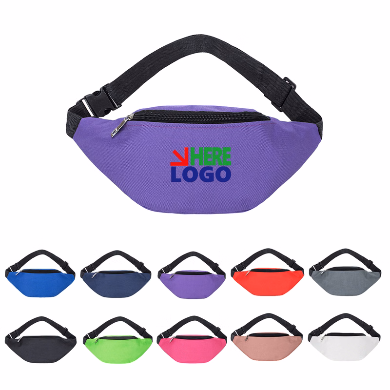 Solid Minimalist Sports Shoulder Chest Waist Bag