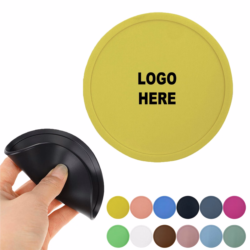 Round Silicone Drink Coaster