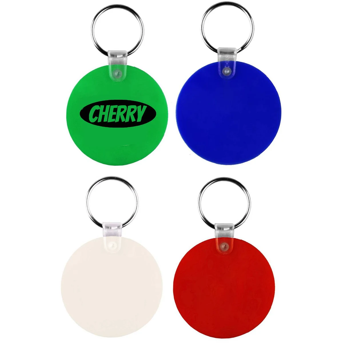PVC Round Shaped Keychain 1