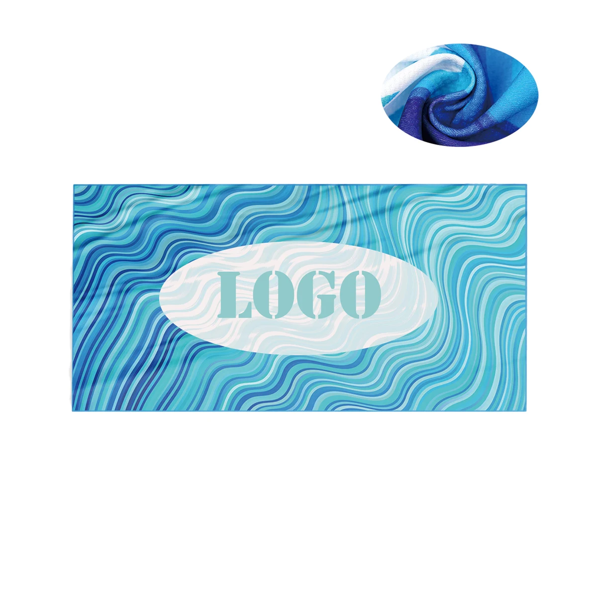 Full-color Custom Beach Towel 1