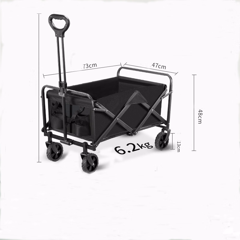 Camping Trolley Beach Foldable Hiking Handcart