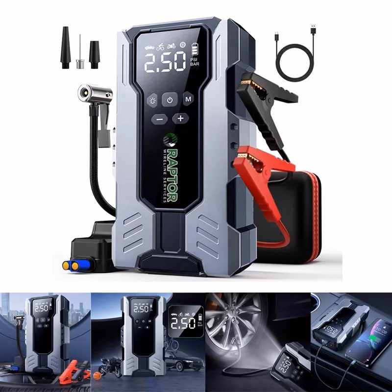 Portable Car Jump Starter with Air Pump Compressor 150PSI