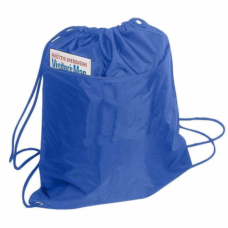 Drawstring Tote Bags - Royal Blue