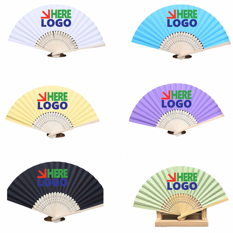 Promotional Bamboo Folding Fans with Custom