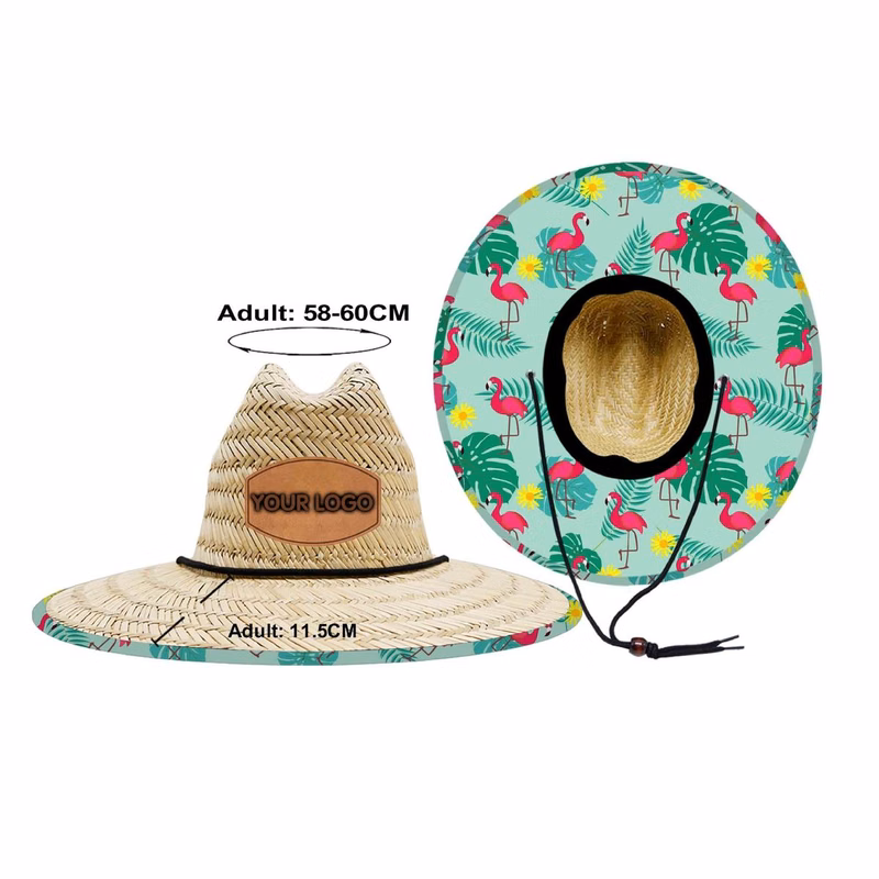 Custom Straw Lifeguard Hat