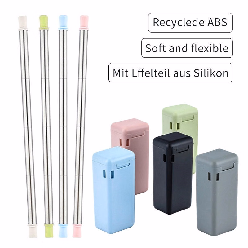 Folding Telescopic Straws