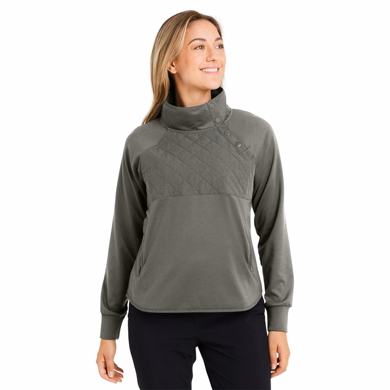 Women's Ellis Snap Neck Pullover - SWE400L