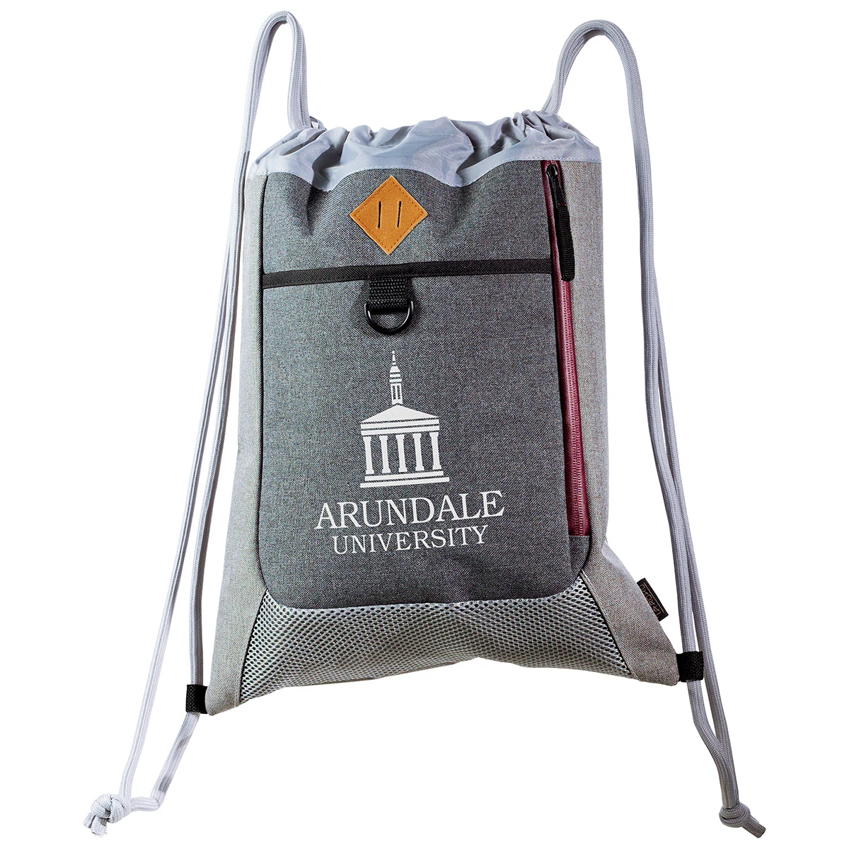 Bordeaux Polycanvas Drawstring Bag by Taroko™ 1