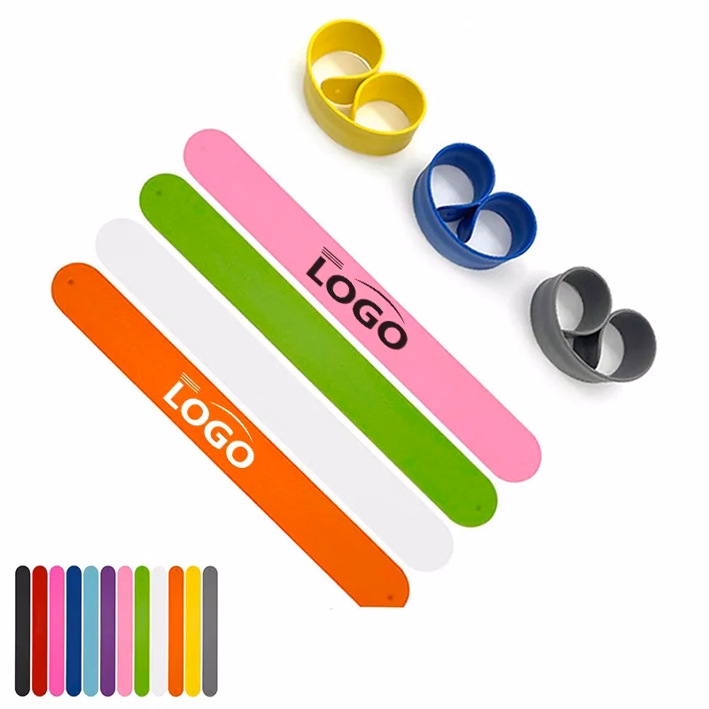 Silicone Slap Bracelet / Wristband Patted Wrist