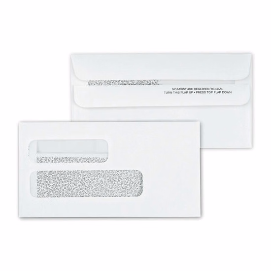Envelopes, Double Window Confidential Self Seal