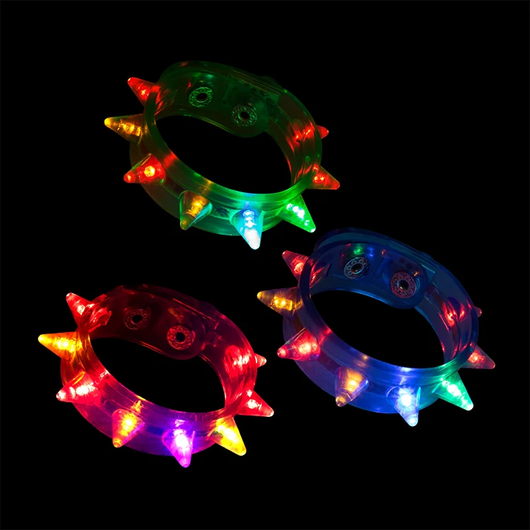 8' Flashing Spike Bracelet 1