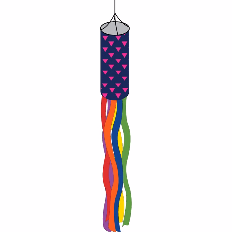 New Old Glory Triangles Windsock