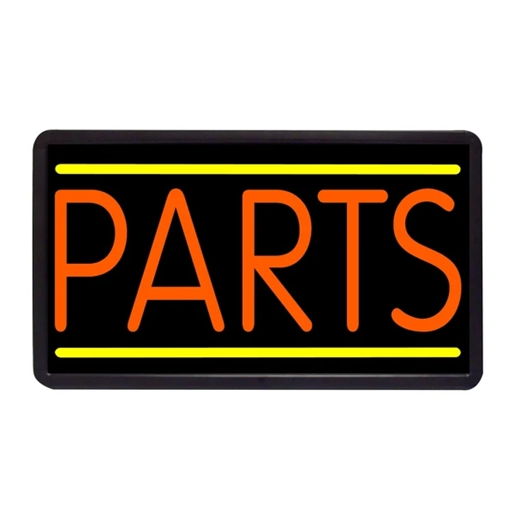 Parts 13" x 24" Simulated Neon Sign 1