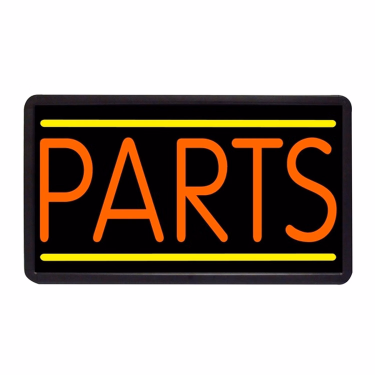 Parts 13" x 24" Simulated Neon Sign