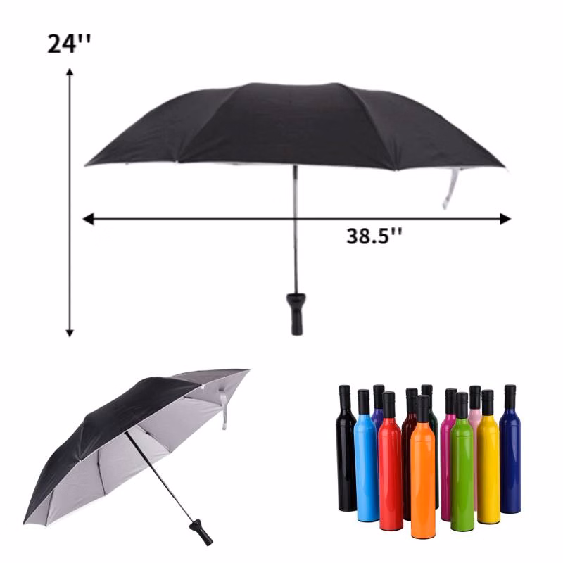 Wine Bottle Umbrella (38.5" D)