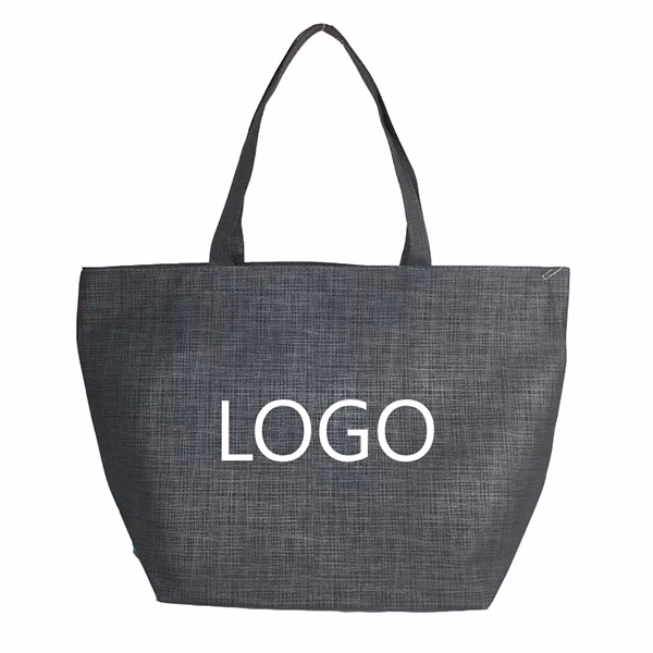 Advertising Non-Woven Crosshatched Tote Bags