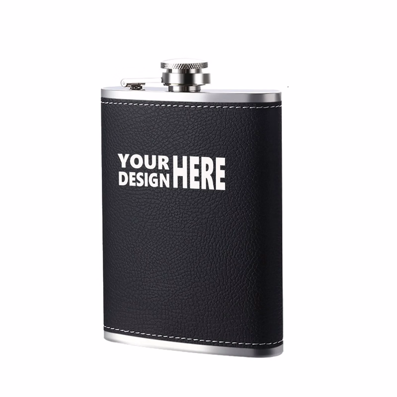 8oz Portable Outdoor Stainless Steel Flask