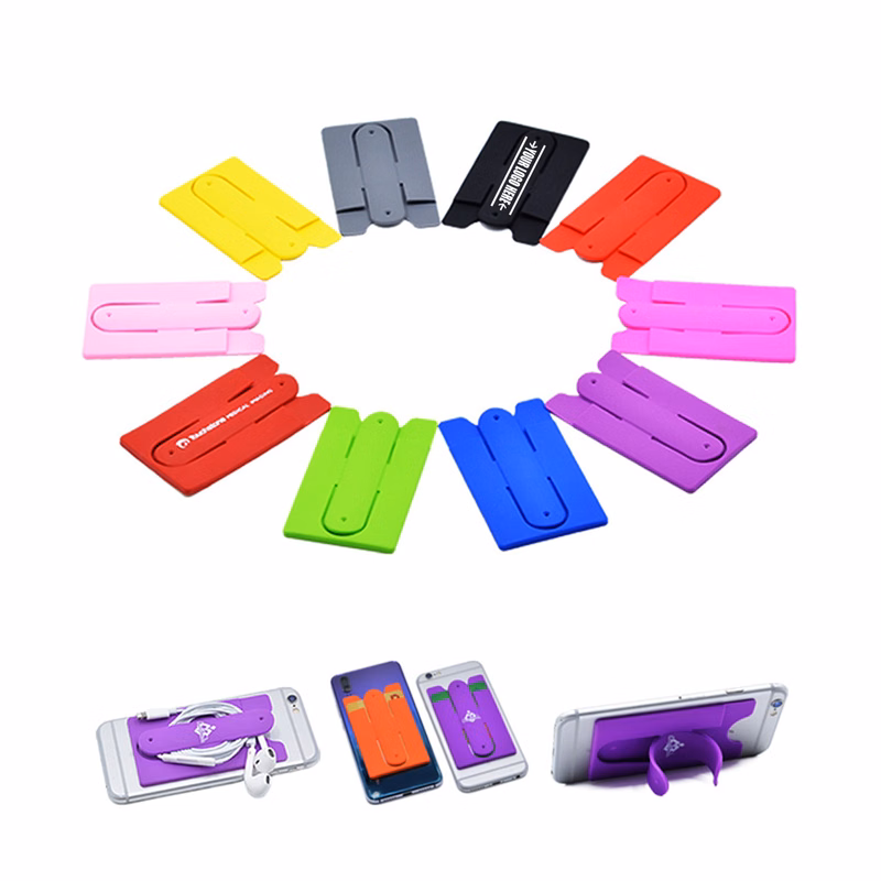 Silicone Smart Phone Kickstand Wallet