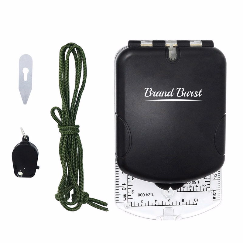 Sighting Mirror Compass With LED light
