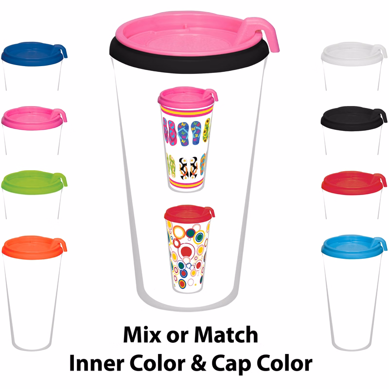 Full Color Beyond Infinity Tumbler - BPA Free Plastic 16 oz. USA Made