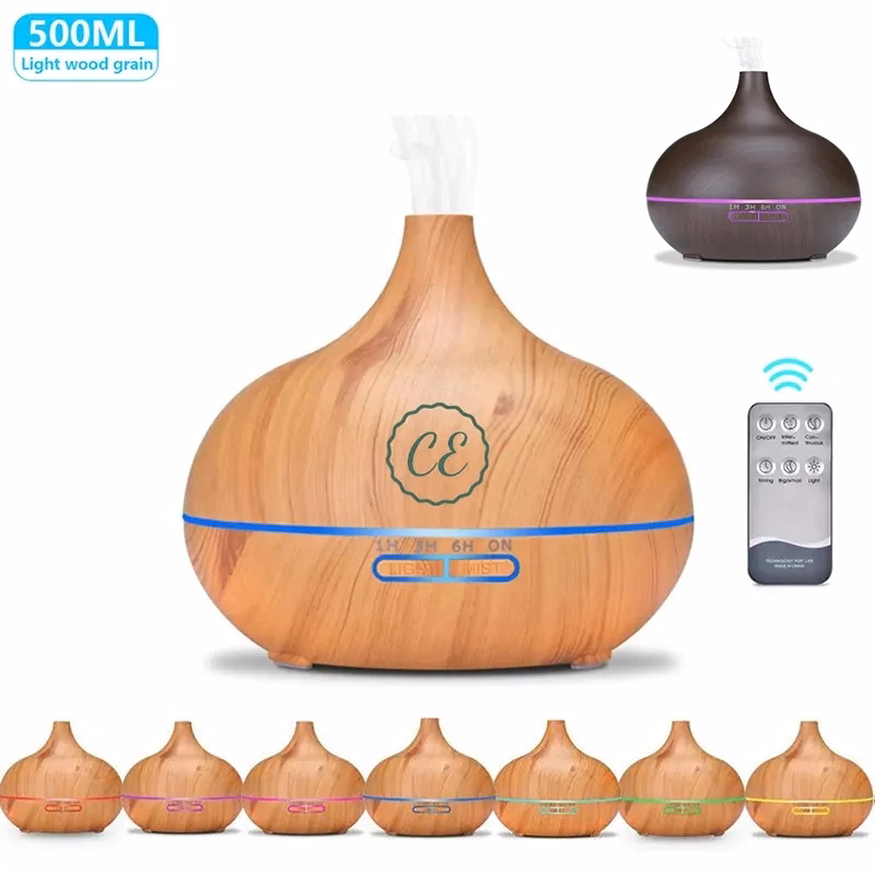 Wood Grain Aromatherapy Diffuser