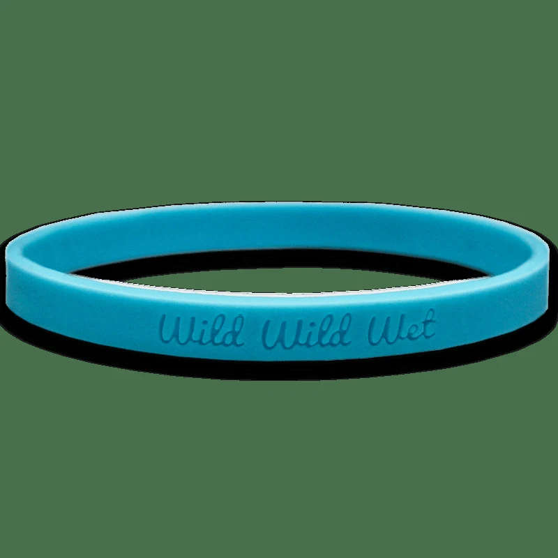 1/4 Inch Debossed Wristbands 1