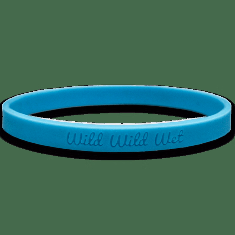 1/4 Inch Debossed Wristbands