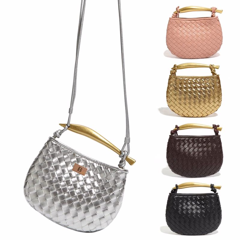 Straw Woven Mini Shoulder Crossbody Bags for Women