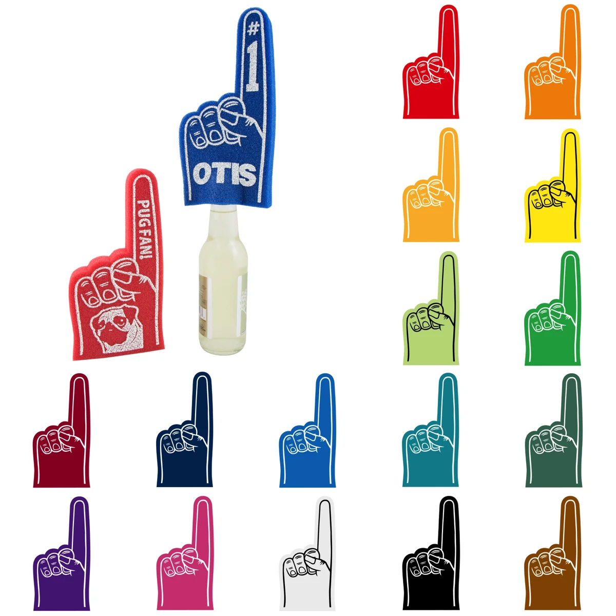 7.5" Foam Hand 1