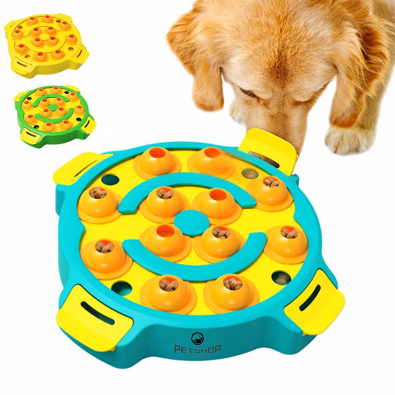 Treat Dispensing Puzzle Toys for Dogs Spinning Food Dispens