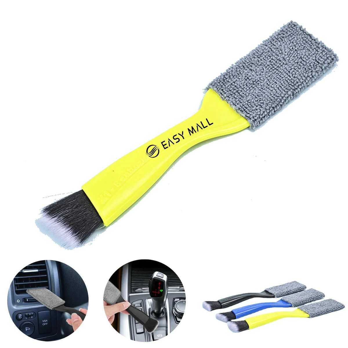 Car Interior Exterior Detail Dust Double Head Brush 1