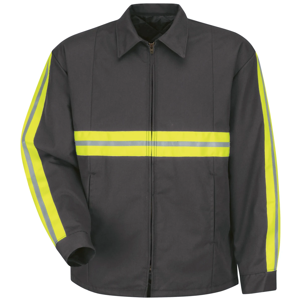 Red Kap® Men's Enhanced Visibility Perma-Lined Panel Jacket 1
