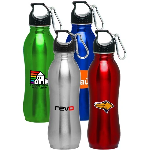 Sports Stainless Steel Water Bottle - Single Wall, 25 oz. 1