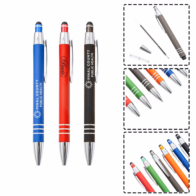 Custom Aluminum Ballpoint Stylus Pen