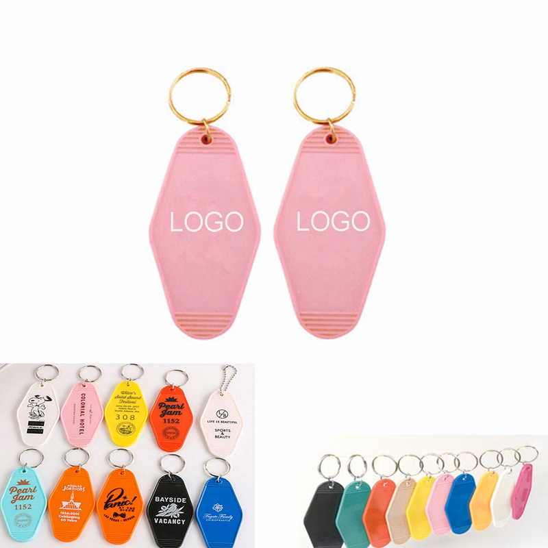 Plastic Vintage Hotel Key Tags