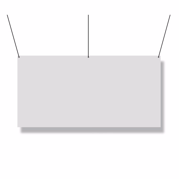 Square Hanging Sign, Hardware Only - 10'W hanging banner