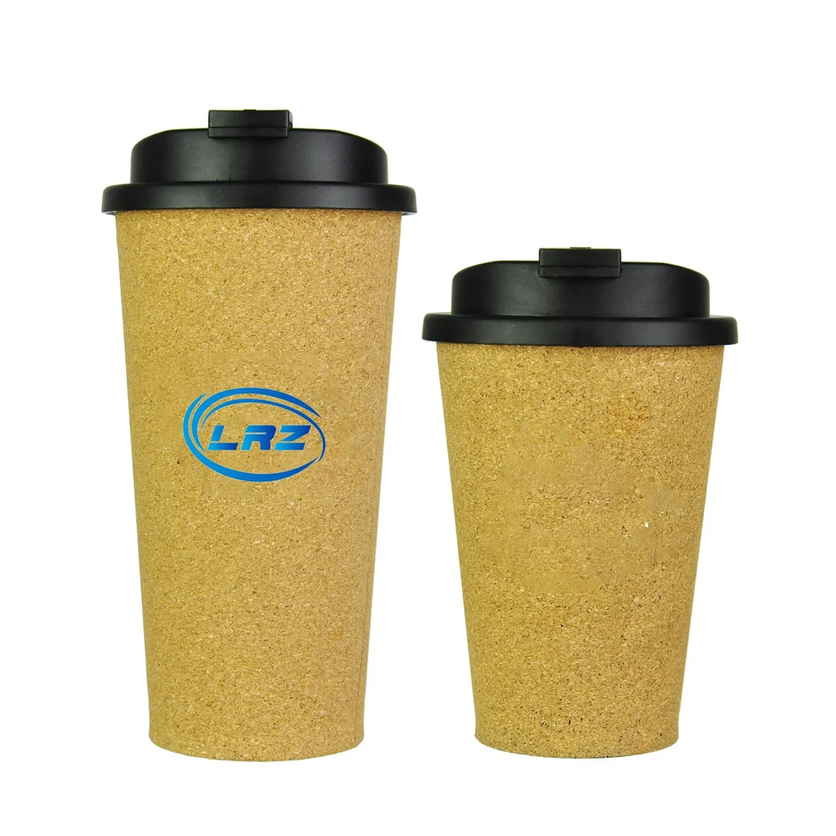 Cork Coffee Mug With Lid 10oz 14oz 1