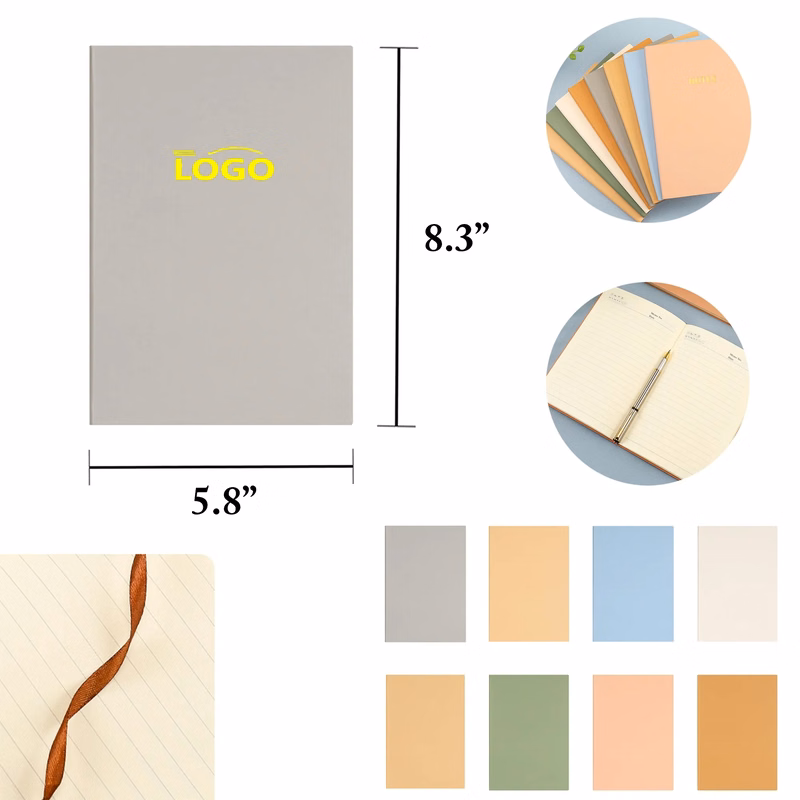 MOQ50 A5 Faux Leather Conference Notebook