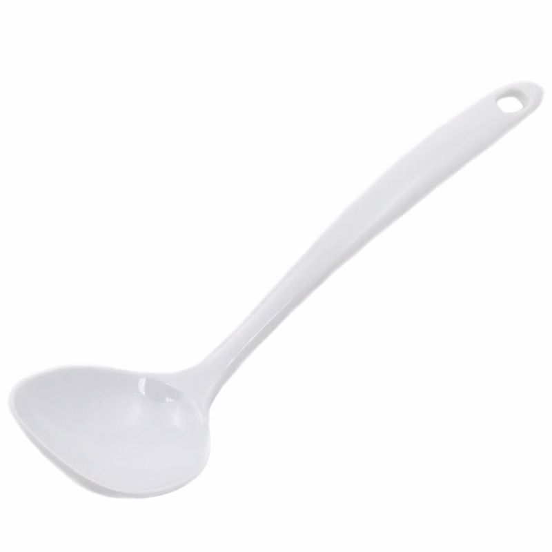Basting Spoon - White 11" Melamine