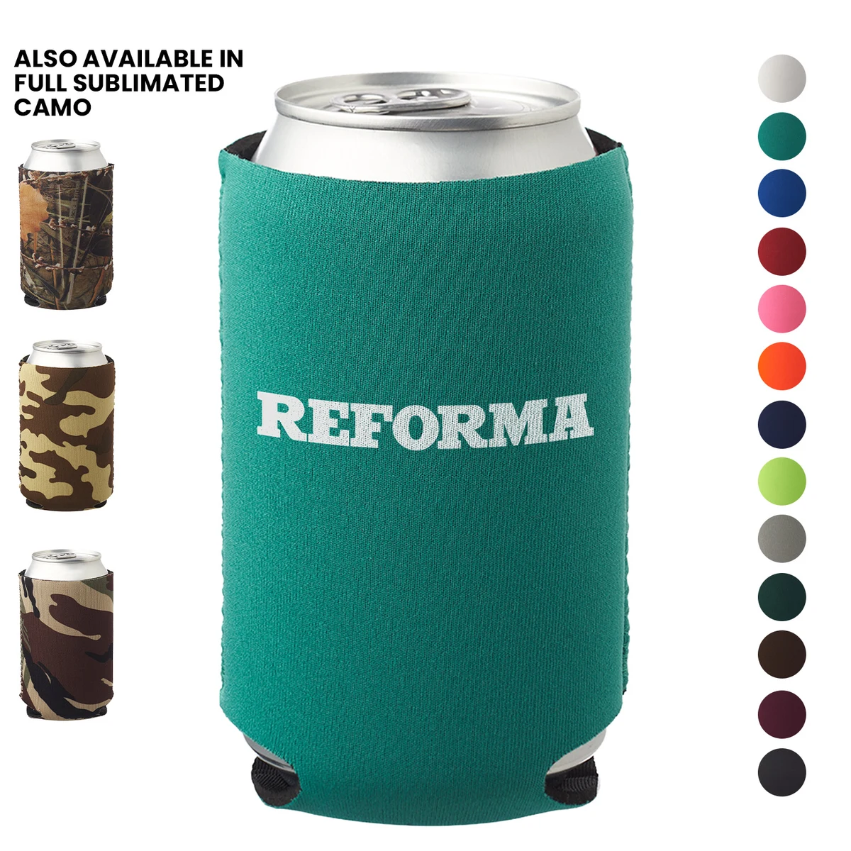 Collapsible Neoprene Can Coolers, custom koozie with logo imprint 1
