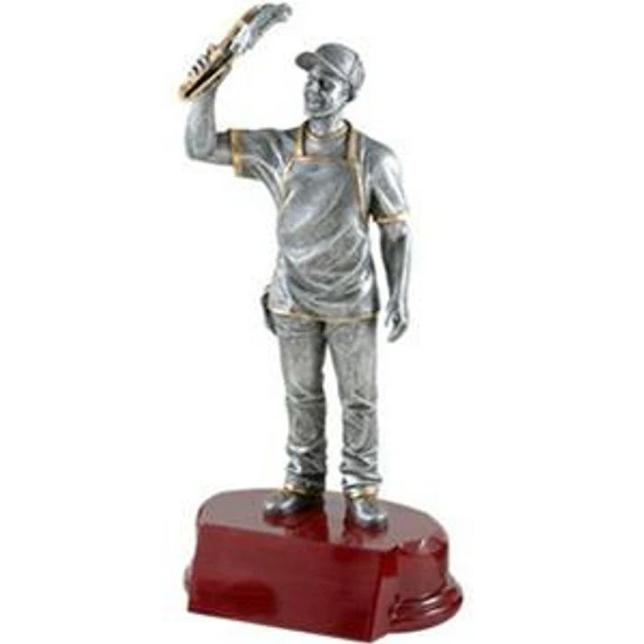 7-1/4" BBQ Chef-Male Resin Figure 1