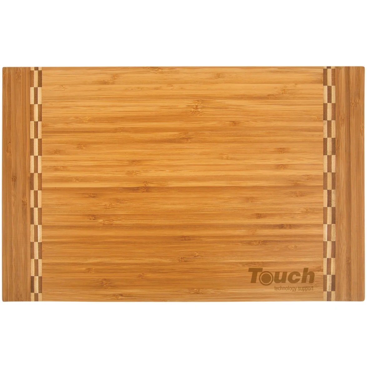 18 1/4" x 12" Bamboo Cutting Board with Butcher Block Inlay 1