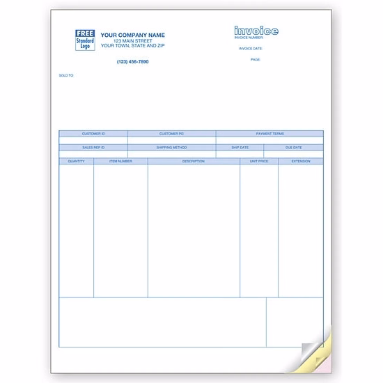 Product Invoices, Laser, Classic