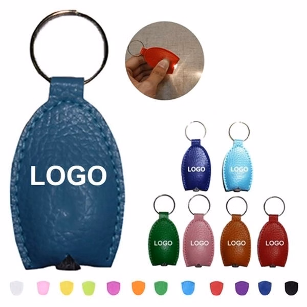 PU Leather Light Keychain