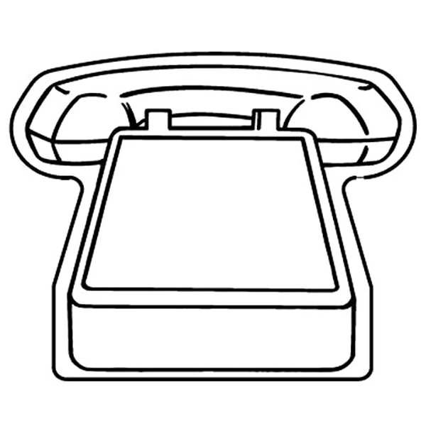 Large Rotary Telephone Magnet - Full Color 1